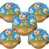 Scatola Cieca Dumpling Glitterato Squishy Giocattolo Sensoriale da Spremere per Alleviare lo Stress