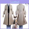 Deluxe Dazai Osamu Cosplay Costume Wig Trench Coat Bungo Stray Dog Halloween Carnival