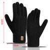 1Pair Warm Gloves Autumn Winter Gloves For Men Cold-Proof Warm Gloves Cycling Full Finger Touch Screen Gloves Gifts