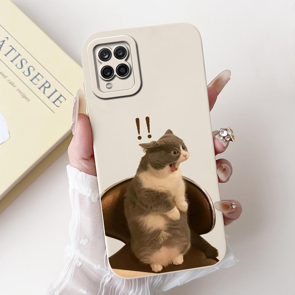 Funda For Samsung A12 Case A125F Silicone Cute Kawaii Luxury Fashion Flowers Cover For Samsung Galaxy A12 Phone Case Shockproof