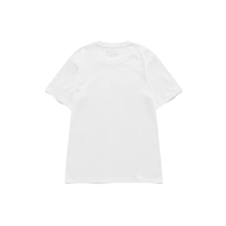 Fila Fusion Brand Logo Print Round Neck Short Sleeve T-Shirt Unisex Tops White T11M829150IWT