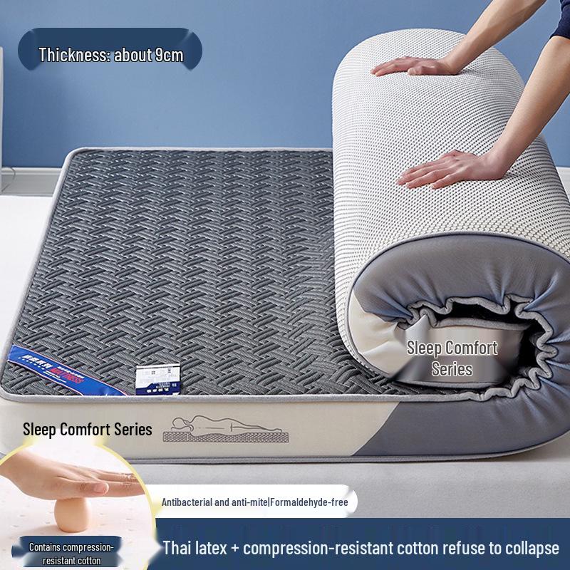 Thickened Latex Memory Foam Mattress – Soft, Foldable, Single Bed Underlay for Dorm or Home