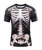 Honesty Mouth Funny 3D Printed Skeleton T-Shirt, Bones, Skeleton, X-Ray, Cosplay, Joke, Men's (XL)