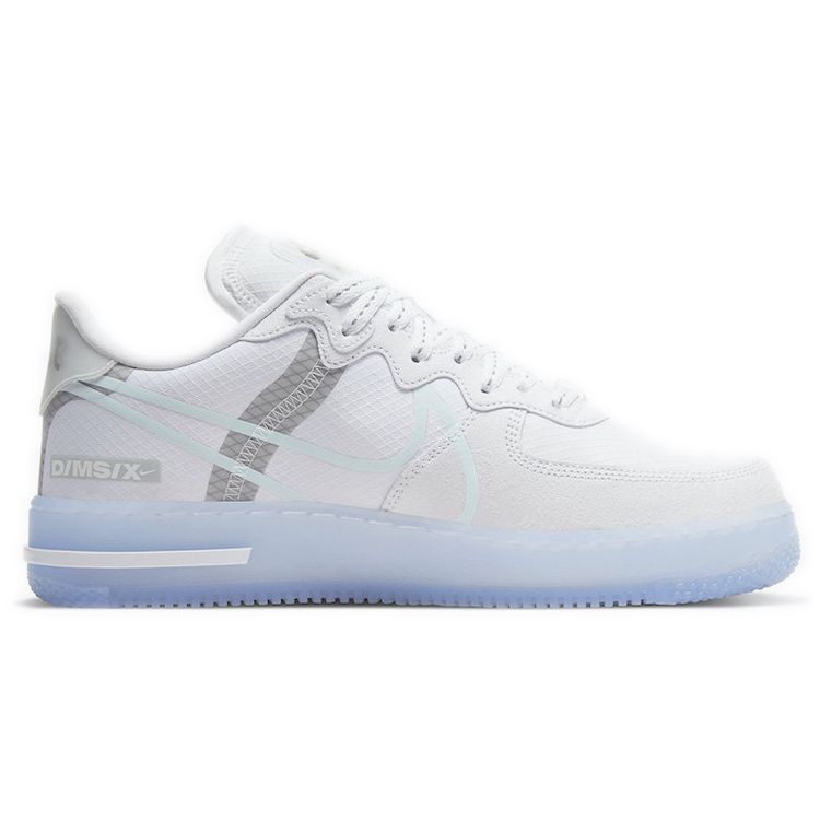 Nike Air Force 1 React QS White Ice Unisex Sneakers Light-Bone Sail Rush-Coral CQ8879-100