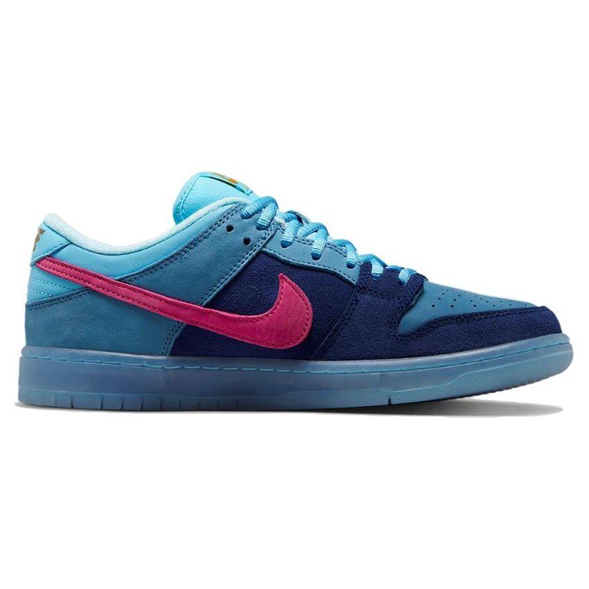 Run The Jewels X Nike Dunk Low SB 4/20 Unisex Sneakers Blue Deep-Royal-Blue Active-Pink DO9404-400