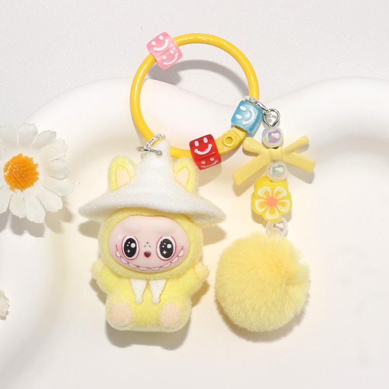 Doll Bag Couple Car Cherry Keychain Decorative Pendant Mobile Phone Chain
