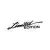 Car Laser Decals Limited Edition English Letter Car Front Ornament Reflective Decal Auto Styling Sticker Car Decals