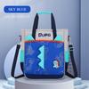 BUKA 3D Cartoon Dinosaur Handheld Tutoring Bags Special for Primary School Student Light Multi-functional Kid Messenger Bag Pupil Homework Storage Bag