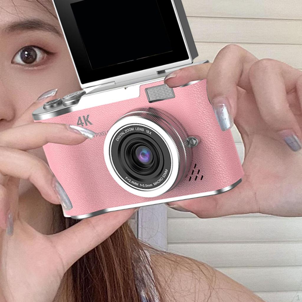 Cameră Digitală 4K Ecran Rabatabil 180° 2.4 inch 720P/1080P Compactă Zoom 8x pentru