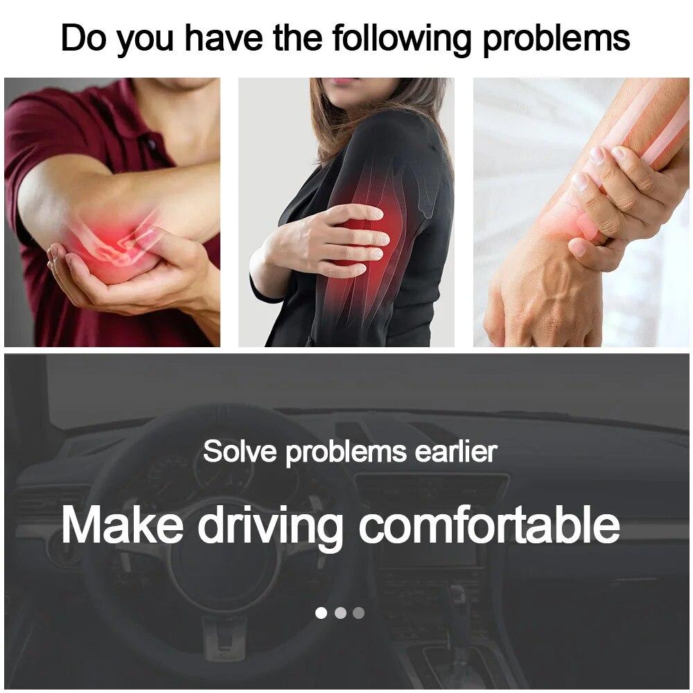 Auto Decorations Adjustable Height Self-adhesive Anti-fatigue Car Armrest Box Storage Case Anti Slip Mat Hand Elbow Support