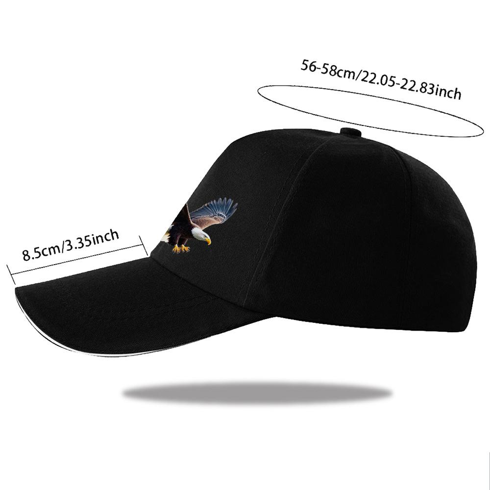 One Piece of an EagleThemed Baseball Cap Made of Lightweight a Fashionable Travel Accessory That Is Durable Adjustable
