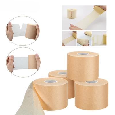 1 Roll Self Adhesive Bandage Wrap  Brown Non Woven Self Adhering Bandage Wrap   Breathable Athletic Tape for Wrists, Knee