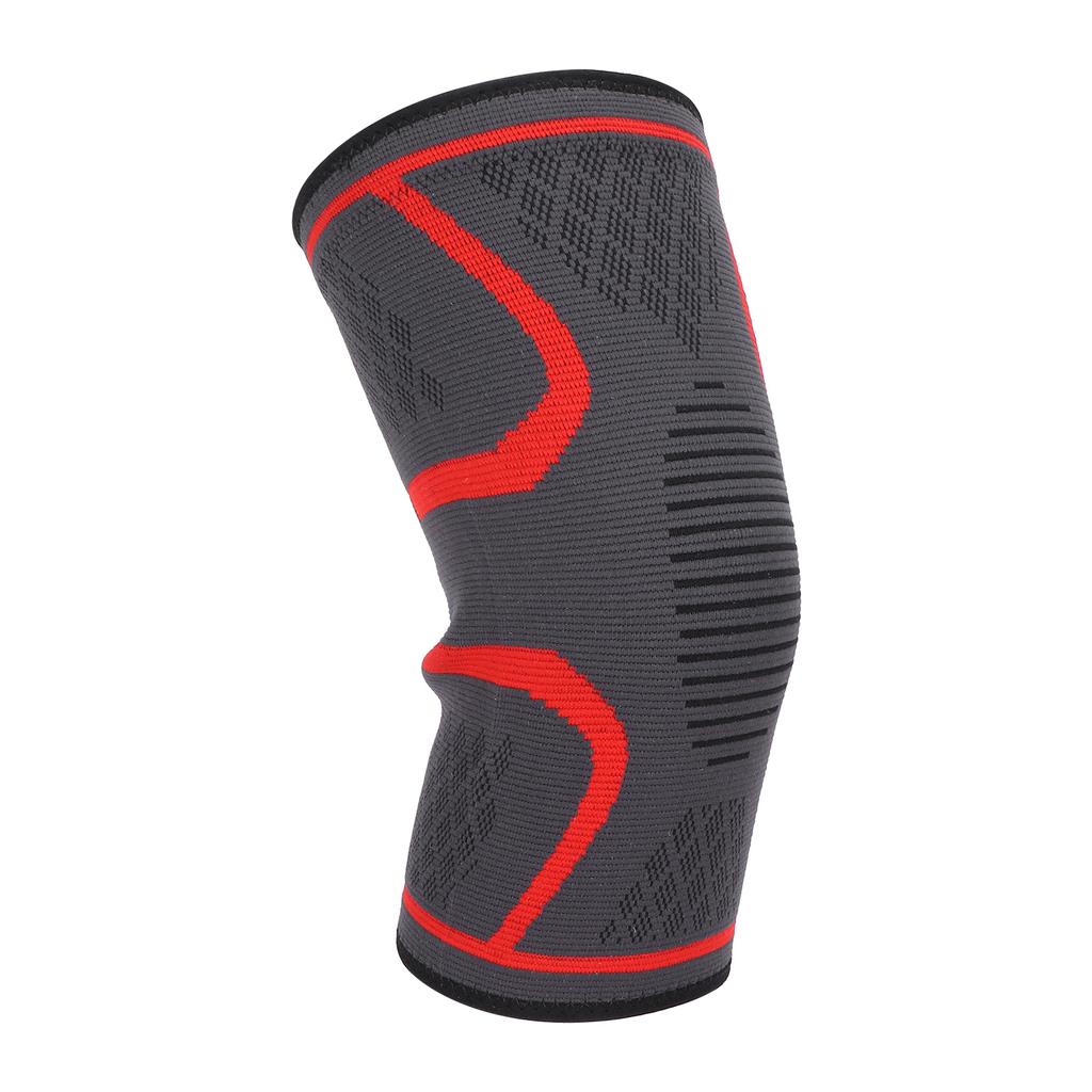 Sports Knee Compression Sleeve Brace Outdoor NonSlip Breathable Knee Support Brace(XL )