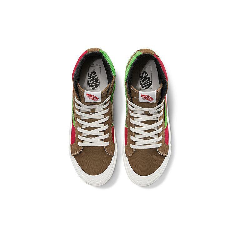 Vans Style 138 Ua Og Lx High Top Skate Shoes Unisex Sneakers Red Green Black VN0A45KDTPF