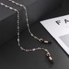 Women Crystal Beads Sunglasses Glasses Chains Lanyards Neck Strap Rope Eyewear Cord Holder Accessories Mask Chain