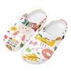 Printed EVA Garden Clogs for Women Men Quick Dry Slip On Easy Clean Garden Shoes Beach Pool Bathroom Home Daily Shoes Leisure Wear