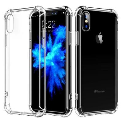 Kryt na telefon - Apple - iPhone XR - Měkké TPU - Dvouvrstvá ochrana - Průhledný