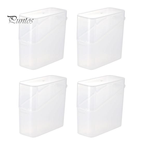 

4 шт. Контейнер для хранения в холодильнике, держатель для сыра, масла, коробка для хранения с крышкой, пластиковый прозрачный контейнер для закусок и овощей B