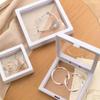 PP Jewelry Box, Simple Clear Jewelry Storage Box for Home and Travel, Gift for Valentine's Day Back To School