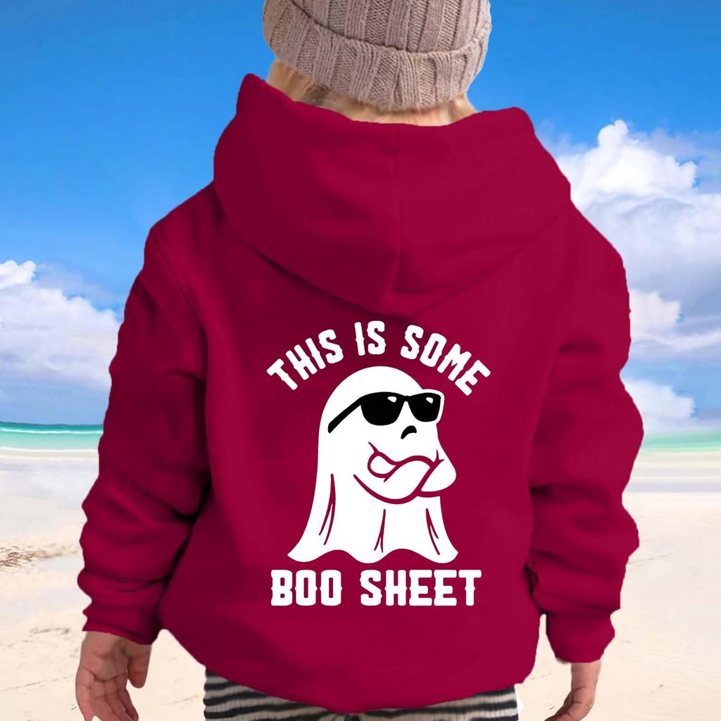 Children's Boys' Fashion Halloween Printed Hoodie Sweatshirt