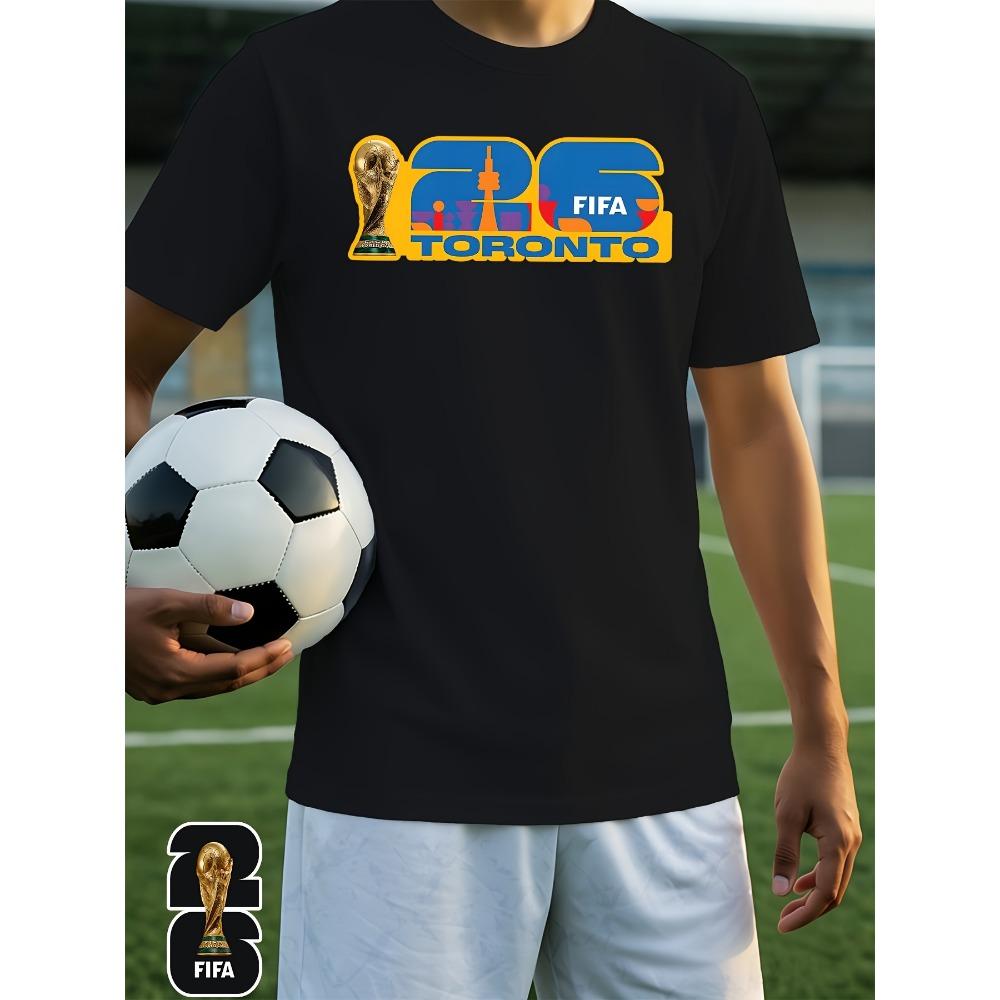 Men'S Home Wear Top [FIFA World Cup Authorization] FIFA. 2026 World Cup Sports Short Sleeved Casual Men'S Clothing