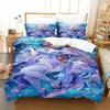 Genshin Impact Sangonomiya Kokomi Bedding Set Printed With Pillowcase Bed Duvet Cover Soft Queen King Size Bedclothes Home