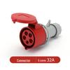 IP44 Waterproof Industrial Plug Socket Connector with Solid Copper Core, 16/32A Aviation Plug.
