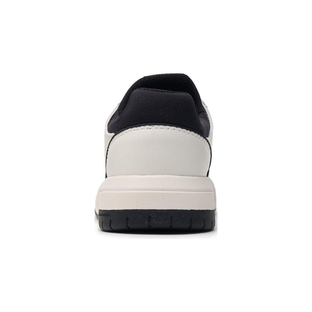 MLB Chunky Liner Synthetic Leather Color Block Lace-Up Versatile Comfortable Low-Top Kids Sneakers Kids sneakers Black White 7ASXJB24N-50WHS