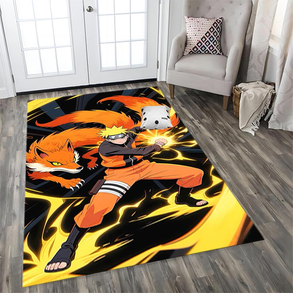 Naruto's Fire Mode for Living Room, Bedroom Rug, Study Room, Hallway Decoration, Perfect for Home Decoration or Holiday Gifts