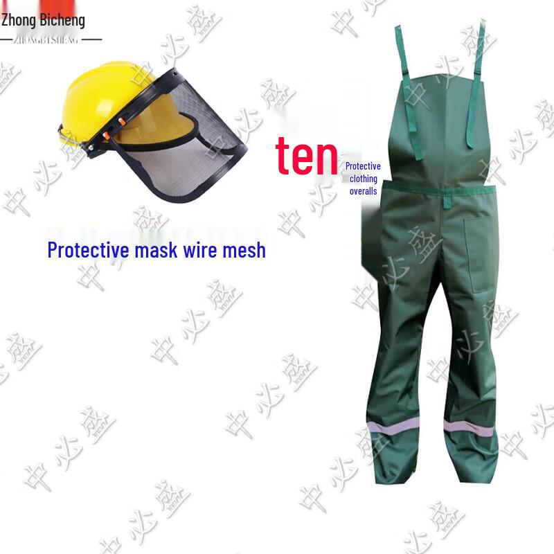 Garden Protective Workwear & Face Shield Set