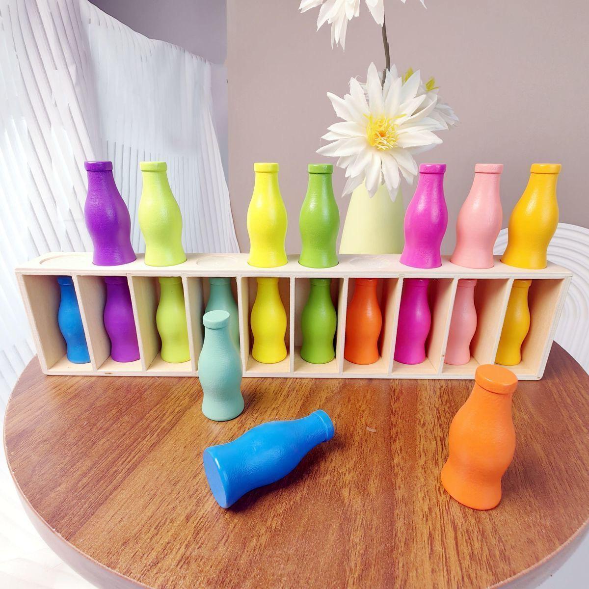 Guess the Drink: Bottle Memory Game - Fun Educational Toy for Parent-Child Interaction