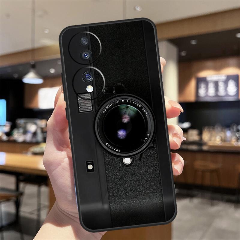 Retro Nostalgia Camera Case For Honor Magic 7 5 6 8 Lite Honor 400 200 Pro 50 70 90 X8c X9a X9b X9c X9d Win RT Cover