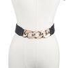 Fashion Chain Belt Elastic Metal Waist Belts for Women Ladies Coat Dress Belt Waistband