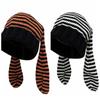 Y2K Rabbit Ears Hat Knitted Stripe Skull Cap Cute Women Beanie Hat  Outdoor