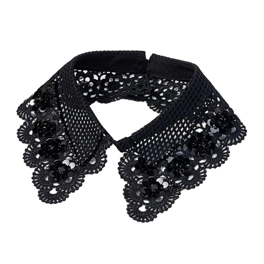 Lace Collars with Floral Pattern Removable Choker Necklace for Craft Supplies