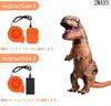 Tyrannosaurus Future Cosplay Tyrannosaurus 10 adult and child unisex [BXINF] Suit, colors, sizes, (children's purple)