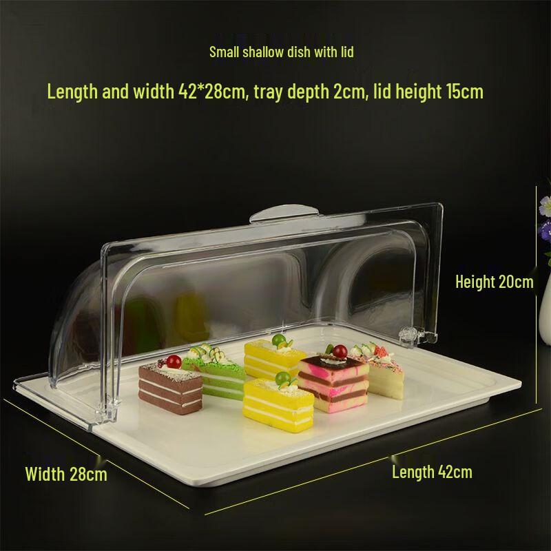

European Style Melamine Food Display Tray with Lid