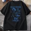 Silly Goose On The Loose T Shirts for Women Funny Cowgirl Western Tee Shirt Fashion Round Neck Graphic Summer Tshirt Clothes