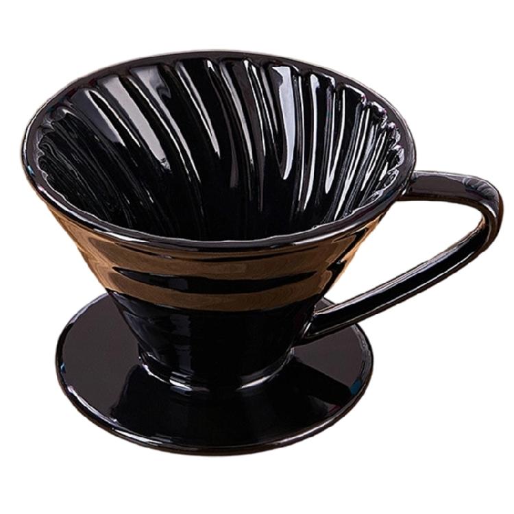 Ceramic Coffee Dripper Pouring Over Filter Funnel Cup Even Extraction Perfect For Coffee Enthusiasts