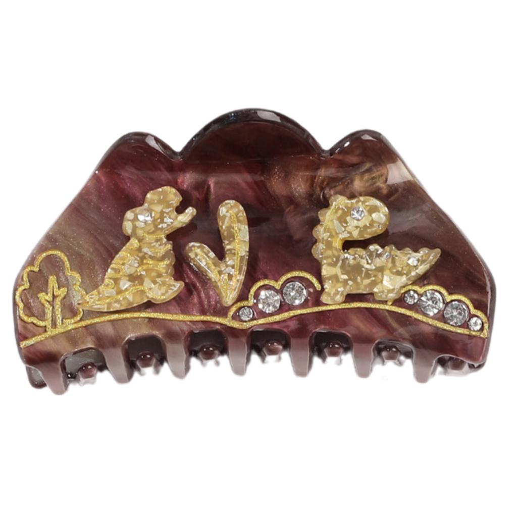 Practical Acrylic Hair Claw Clip With Unique Shark Design For Women Fashion Hair Accessory For Home Office Party