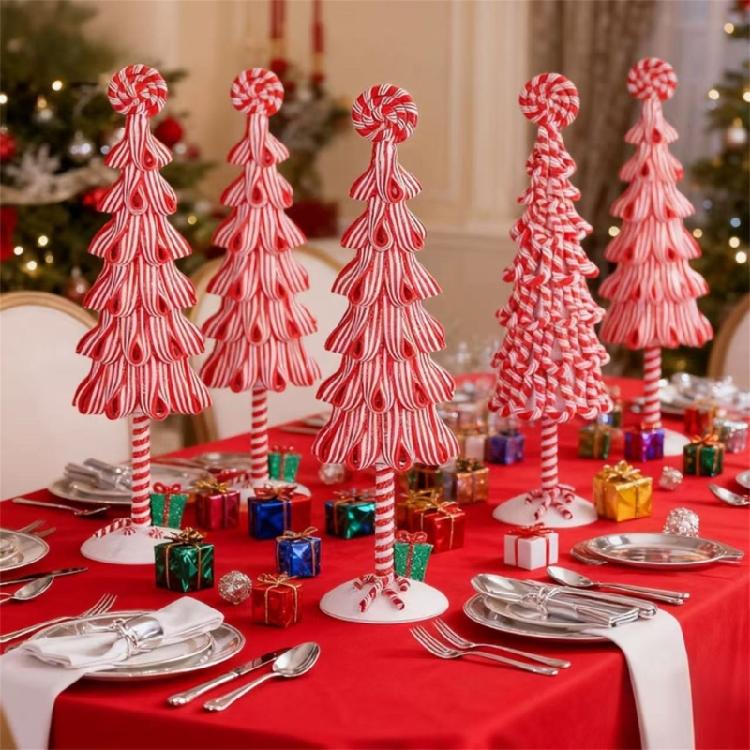 Lebhafter Zucker Weihnachtsbaumschmuck Langlebiger PVC-Schmuck für Feiertagsfeier Heim Büro Dekoration