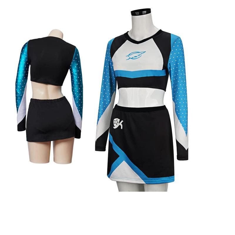 Ensemble Jupe de Pom-pom Girl Style Maddy Excitant Vesice Pour Femmes Parfait Pour les Spectacles sur Scène