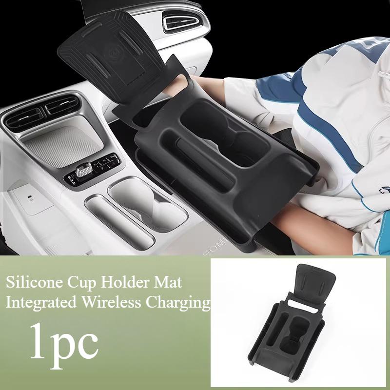 Silicone Cup Holder Pad for Geely EX2 2026,  Center Console Interior Accessories