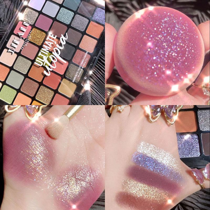 40 Color Eyeshadow Palette Utopia Queen Earth Tone, Matte Pearl, Suitable for All