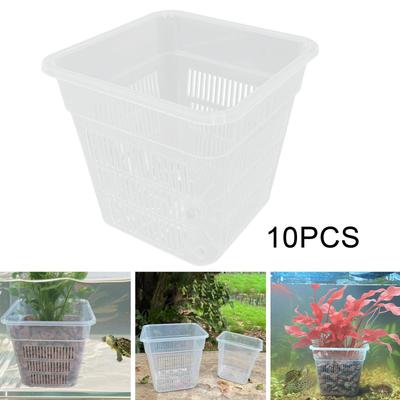 Aquarium Plant Holder Tank Pot Multifunction Easy To Install Plants Cultivation for