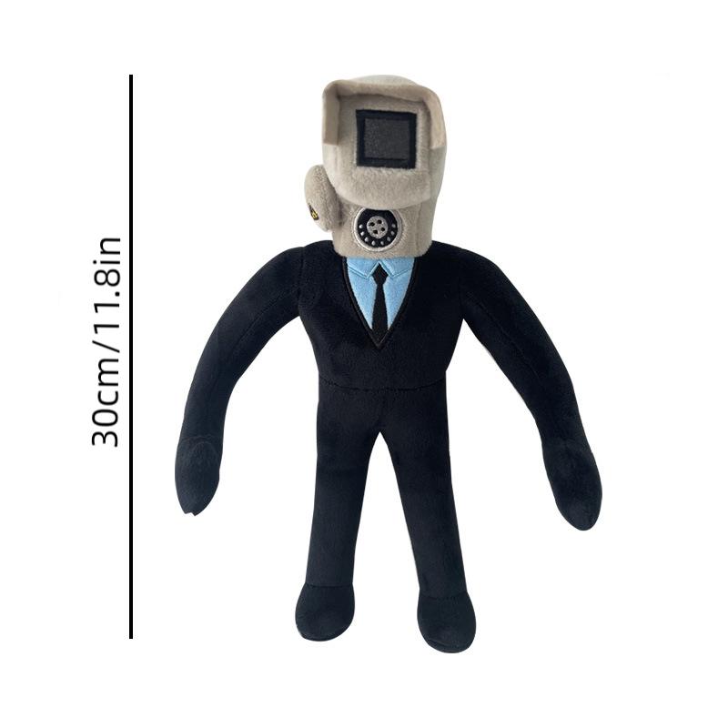 

118-дюймовая плюшевая игрушка Skibidi Toilet Game Monitoring, набитая полипропиленовым хлопком, для украшения