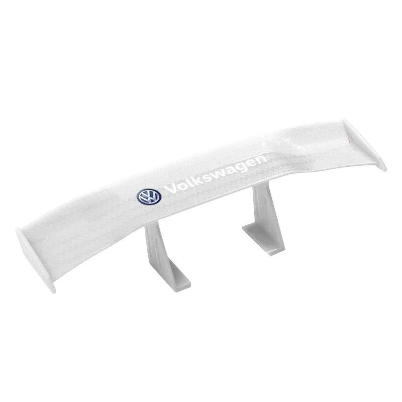 

New B6 For Volkswagen Car Rear Mini Spoiler Wing Motorcycle Small Model Canard Tail Winglet ABS Carbon For Volkswagen R Lin