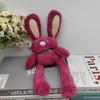 Creative Cartoon Cute Girl Internet Celebrity Pulling Rabbit Plush Doll Buckle Gift Bag Girl Heart Pendant