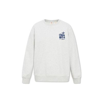 Levis Round Neck Personalized Letter Embroidery Vintage Sweatshirt Men Sweatshirt A9219-0003