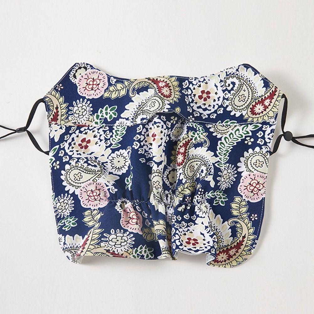 

UV Protection Ice Silk Face Cover Eye Protection Neck Wrap Breathable Summer Sunscreen Mask Riding синий